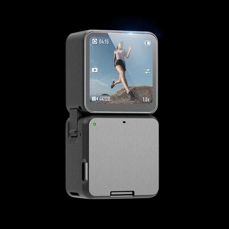 Protezione Schermo Tascabile per Obiettivo DJI-Action 2 Pellicola Protettiva 9H Anti-Bolle Copertura Gimbal Accessori Filtro