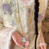 Tassels Chinese Style Necklace Luxury Embroidered Pendant Necklace  Cheongsam Accessories