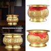 Antiqued Brass Incenses Burners Offering Bowl Worship Incenses Stick Holder for Meditations Chinese Temple Censers