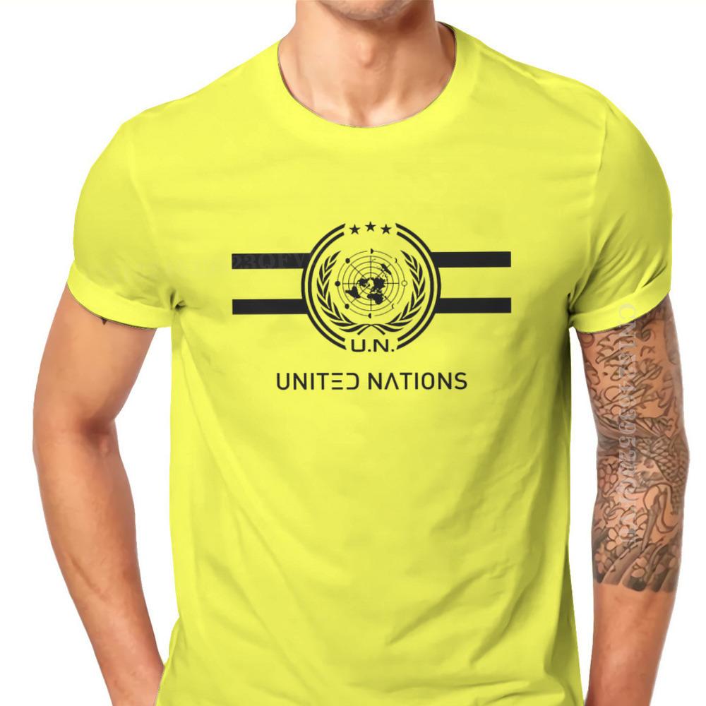 United Nations Logo Hipster TShirts The Expanse Joe Miller James Holden Canterbury TV Male Harajuku Pure Cotton Tops T Shirt