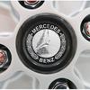 4 Stück 56mm Auto Radmitte Nabenkappe Aufkleber Zubehör Für Mercedes Benz Brabus AMG Smart Maybach W205 W203 W206 W108 W124 W126