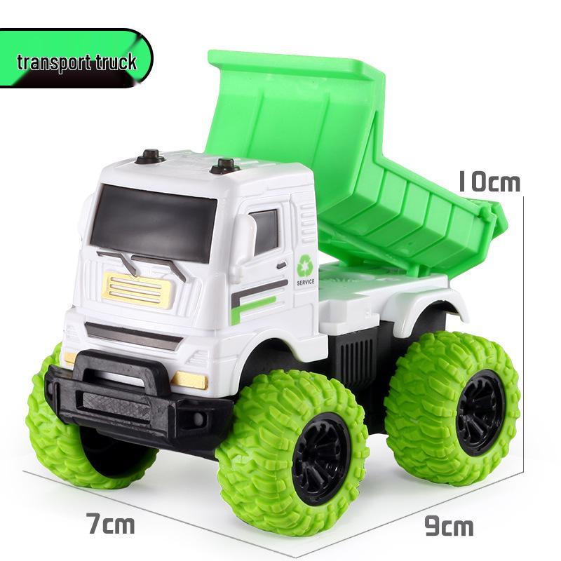 Kids' Inertial Excavator Toy Car: Off-Road Vehicle for Boys, Perfect for Small Gifts and Night Markets