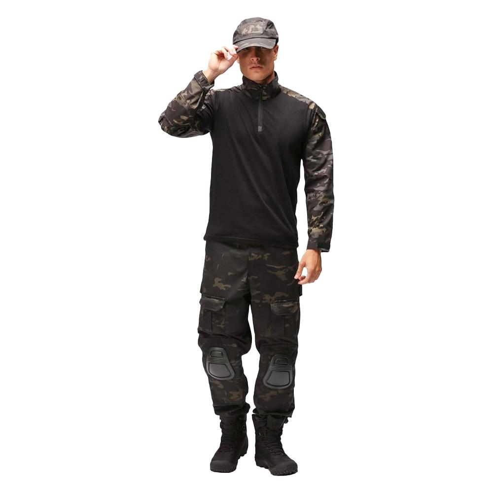 Viper Mens Special Ops Quarter Zip Long-Sleeved T-Shirt