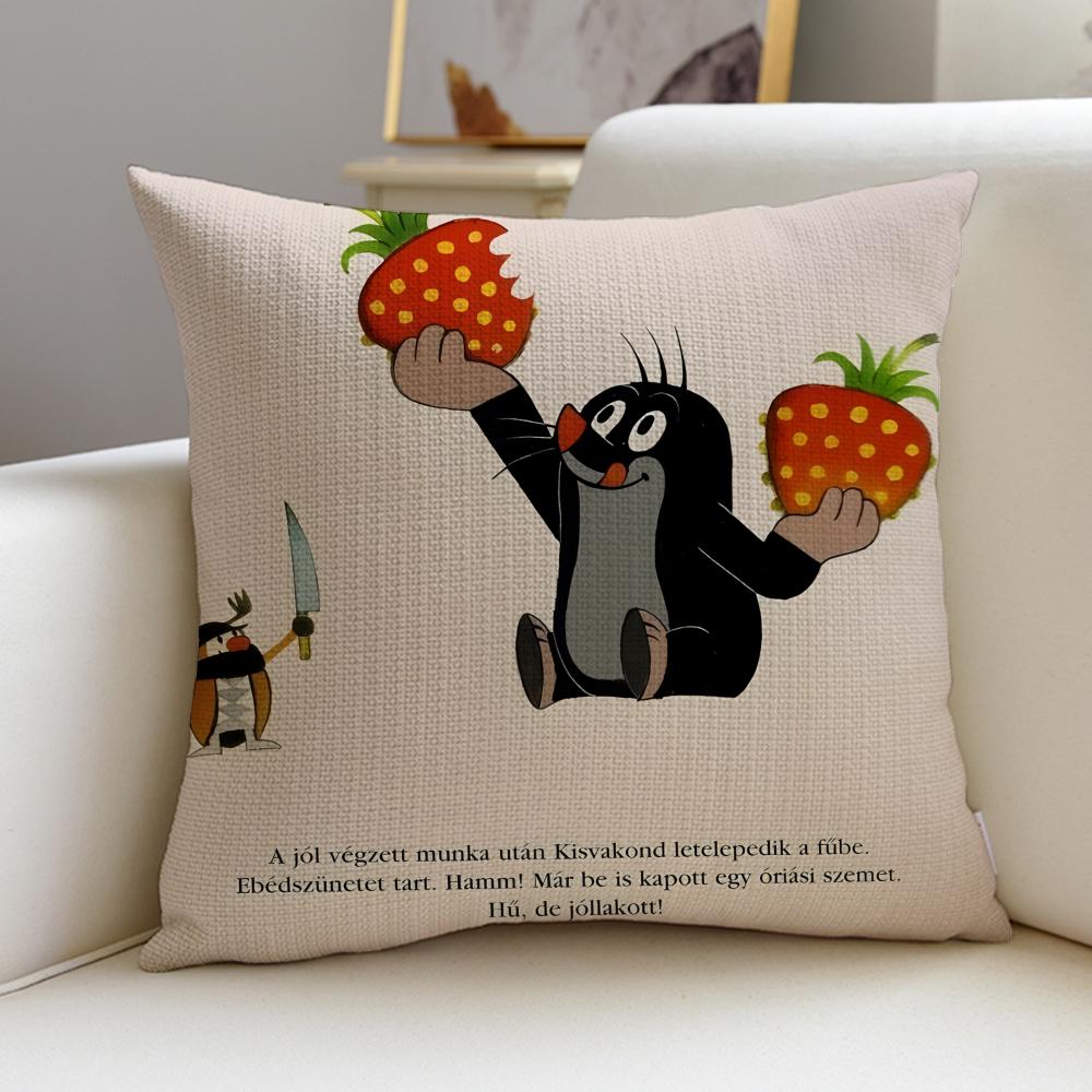Classic KKrtekS Cushion Cover Breathable and skinfriendly linen pillowcase square removable and washable cushion