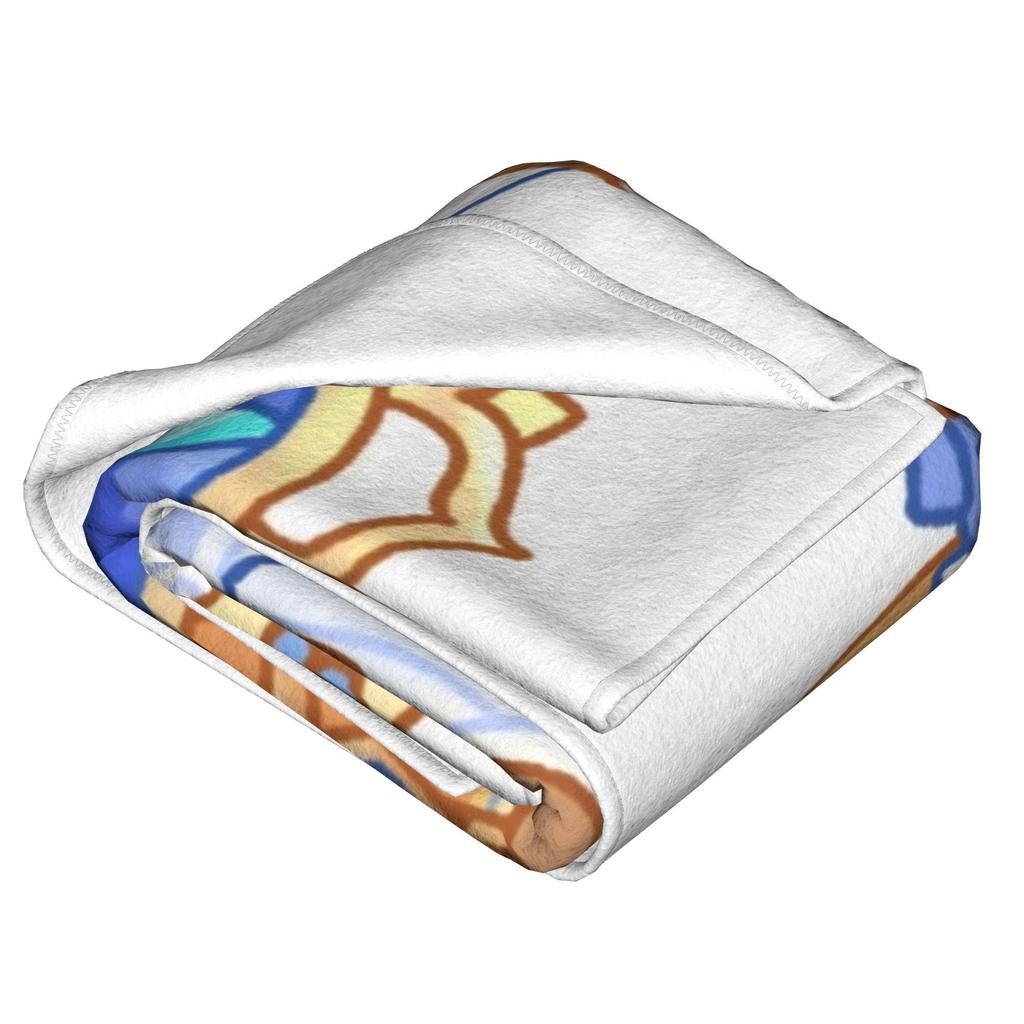 Pure Vanilla Cookie Pastel Plush Blanket Cookie Run Kingdom Throw Blankets for  Sofa Bedding Lounge 150*125cm Bedspreads
