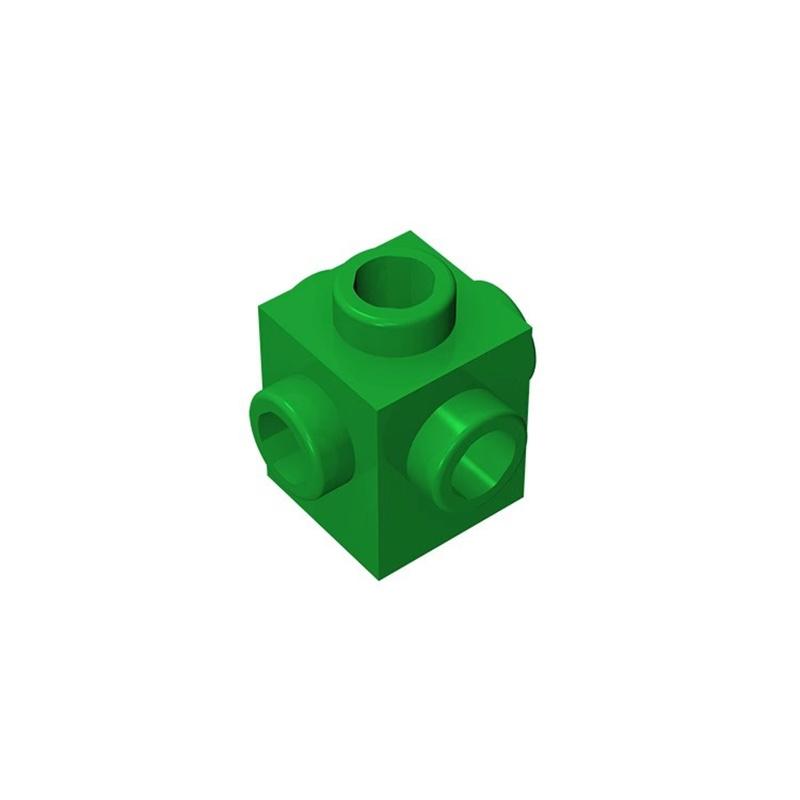 10 pezzi 4733 blocchi MOC compatibili con mattoncini modificati 1x1 con perni su tutti i lati mattoncini educativi fai-da-te all'ingrosso giocattoli per bambini