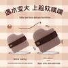 Chocolate Puff Mini Cushion - Dual-Use, Super Soft Makeup Sponge for Wet & Dry Application