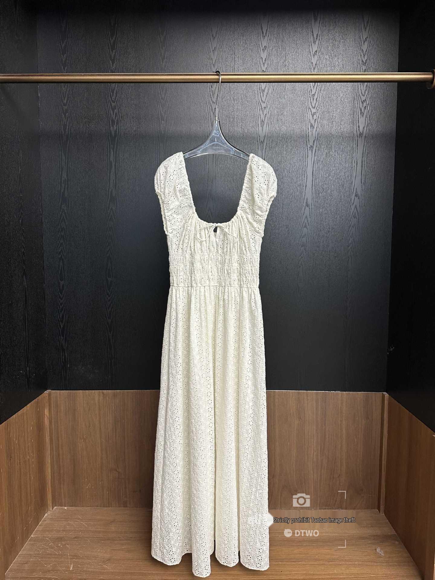 

DTWO Spring/Summer 2026 Original Design Thirteen Line Niche Long Dress (6103282) M белый