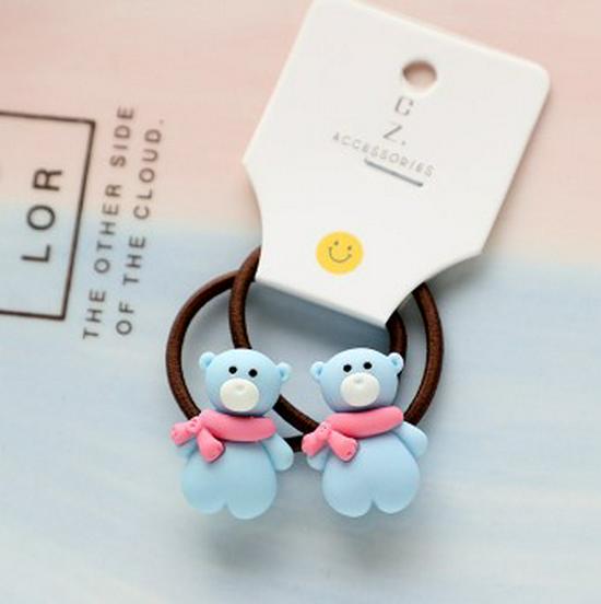 2021 Christmas Santa Claus Hair Ties & Headbands for Kids - Hair-Friendly Accessories