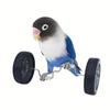 Parrot Balance Toy Mini Double Row Roller Skates Pet Small Bird Intelligence