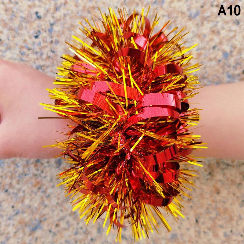 2Pcs Kids Game Pom Poms Apply To Sports Game 27 Styles Practical Cheerleading Cheering Flower Ball Sports Games Bracelet