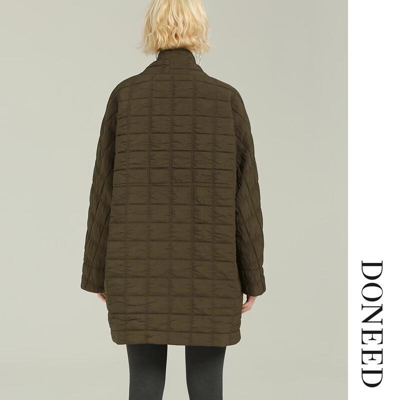DONEED Vintage Quilted Loose-Fit Jacket