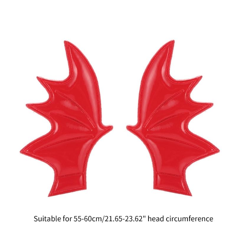 Bat Hair Clips 1Pair Hairpin Household Party Background Decoration Supplies for Teenage Girl Costume Cosplay