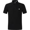 Fila Short Sleeve Polo Shirt 2023 Summer New Simple Sports Fitness Knit Top Men Tops Black A11M321152G-BK