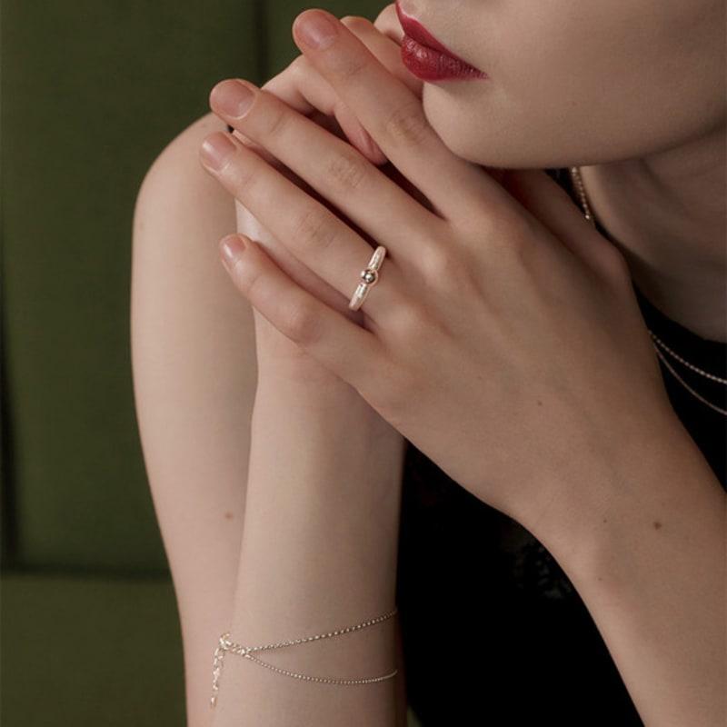 TOU SS020 Layered Ball Chain Bracelet