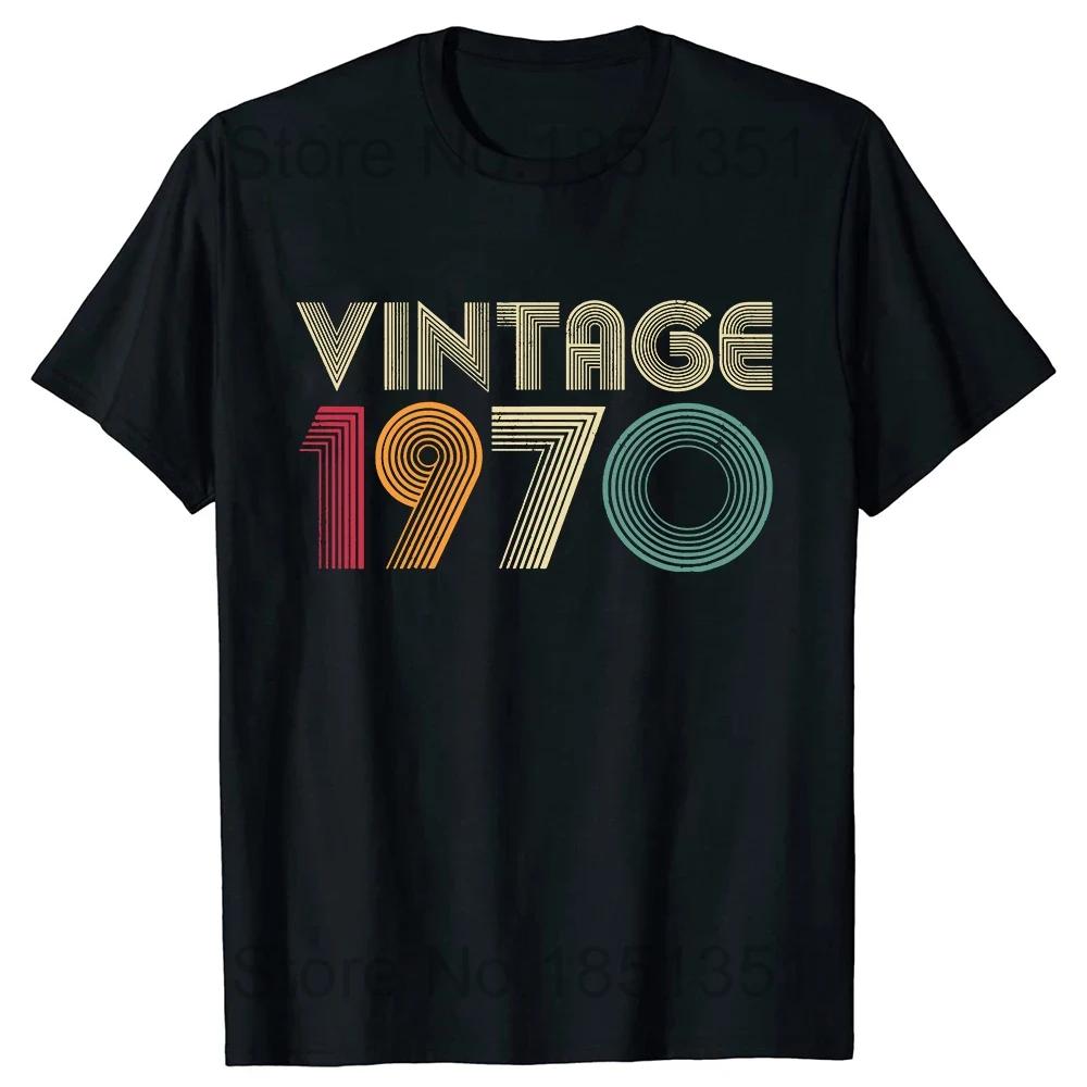Unisex Hergestellt 1970 Geburtstagsgeschenke 54 Jahre alt 54. Geburtstag Geschenk T-Shirt Unisex Bedrucktes T-Shirt Mode Kurzarm Jubiläums-Tee Tops