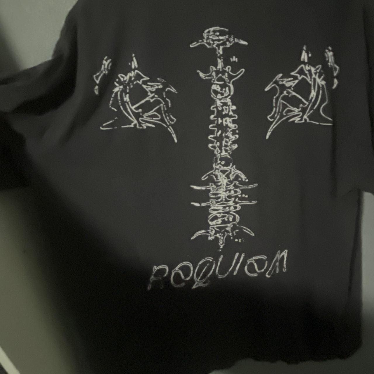 Keshi Requiem Merch Skull Spine Graphic T-Shirt Unisex T-Shirt S