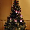 30PC 2020 Christmas Ornament Santa Wearing A Face Mask Decorate Christmas Tree