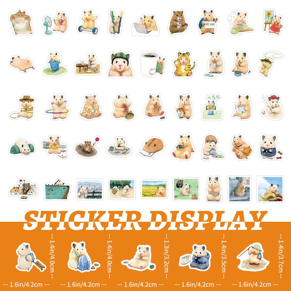 100 Cute Cartoon Animal Graffiti Stickers for Suitcases & Phone Cases - Waterproof & Decorative