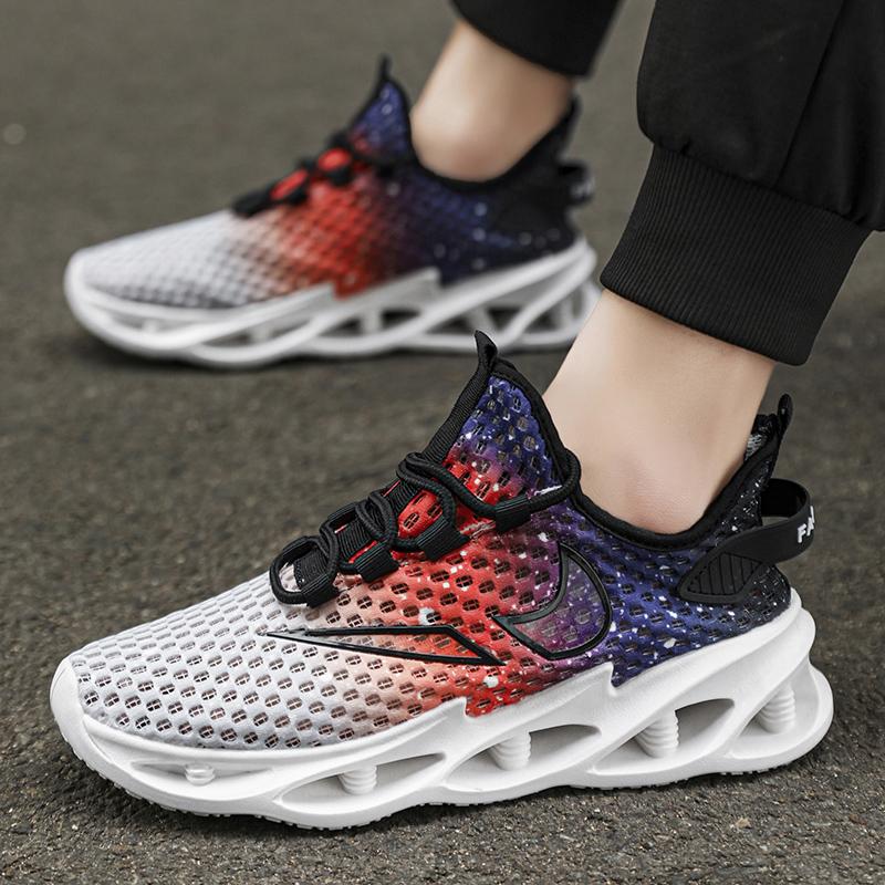 Herren Laufschuhe Mode Herren Freizeitschuhe Mesh Atmungsaktive Sneakers Leichte Bequeme Tenis Sporttrainingsschuhe