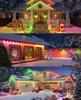 Smart Permanent Outdoor Lights RGB Eave Lights Outdoor Waterproof with Remote APP Control Music Sync for Holiday Party Daily