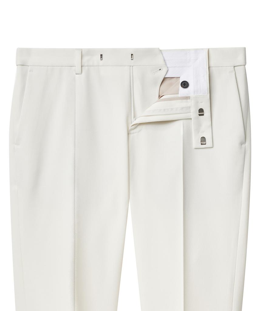 MUSINSA STANDARD Lightweight Wide Hidden Banding Slacks [Cream]