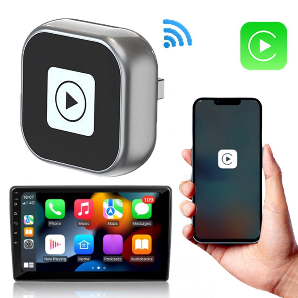 2 in 1 Wireless CarPlay Dongle Wireless Android Auto Adapter AI Smart Box For Car With Wired CarPlay Car Intelligent Systems