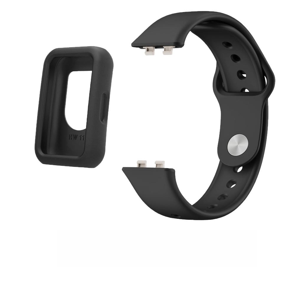 Silikonowy pasek+Etui Dla Huawei band 11