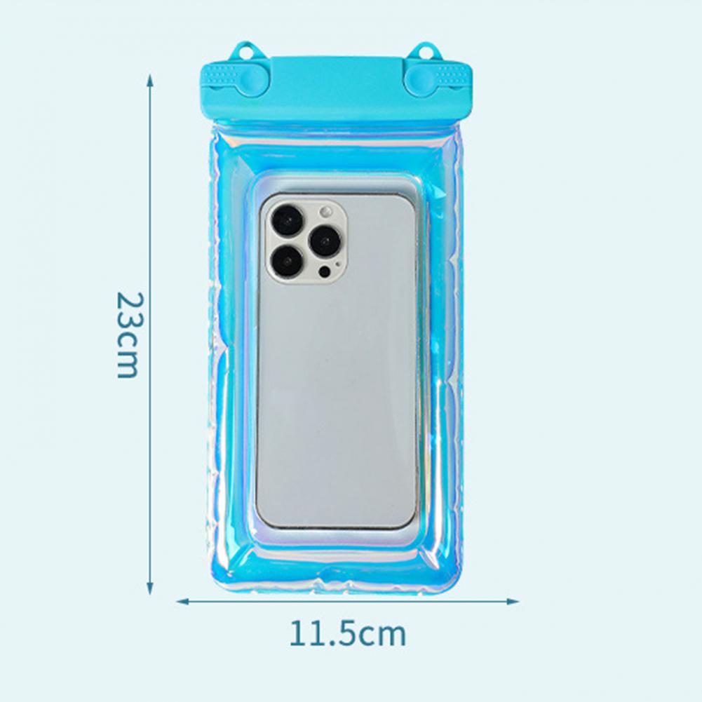 Waterproof Phone Pouch with Lanyard Touchscreen Clear PVC Beach Kayaking Swimming Floating Cell Phone Dry Bag Case Protector