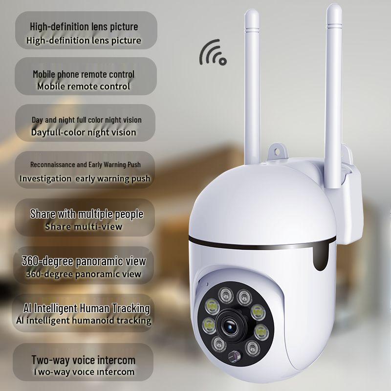 360° Wide Angle Night Vision Wireless Pet & Baby Monitor Camera