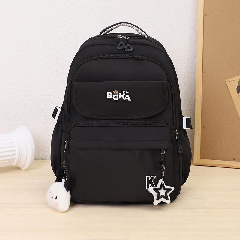 Trendig Color-blocking Ryggsäck för Studenter i Stor Kapacitet