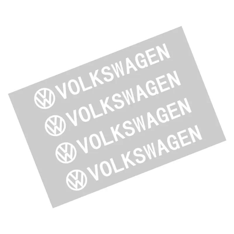 

Fashion Car Door Handle Stickers Tire Rear View Mirror Decals For Volkswagen VW GTI Rline R Polo Golf MK8 Passat Magotan Tiguan