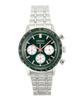 Chronograph Stainless Steel Green Dial Quartz SSB481P1 Men's Watch