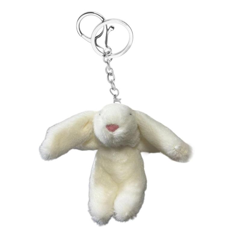 Niedlicher Schlüsselanhänger mit Kaninchen-Cartoon-Motiv, Anhänger für Damentaschen, Geldbörsen und Geldbörsen, lustiges und einzigartiges Accessoire für Handytaschen und Schlüssel