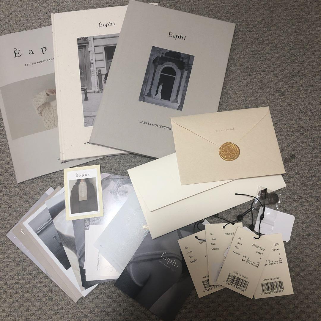 

[USED] eaphi concept book postcard sticker invitation tag limited edition