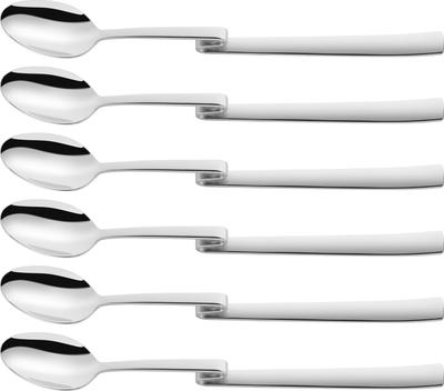 Zwilling Macchiato Sked 6st Kaffedryck Lång Sked Japansk Middag Silver "Diner Set" [Auktoriserad Produkt] 07150-314
