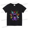 Smilings Critters Tshirt for Girls Boys Cartoon Tee Summer Anime Printed Tops Short Sleeve Tshirts Children Breathable Clothes