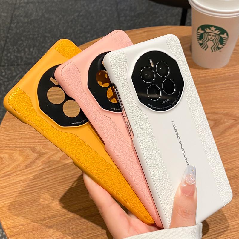 Huawei Mate70 Pro & Honor Magic6 Pro Leather Phone Case - Porsche Design, Compatible with Second Change 40Rs