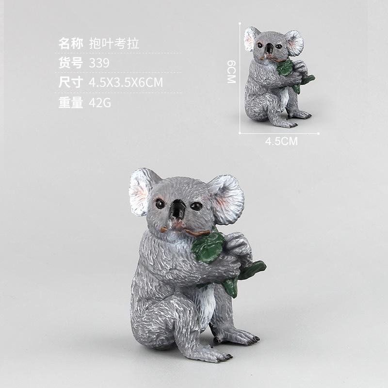 Wildlife Model Simulation Animal Toy Koala Family Koala, Australian Animal Model