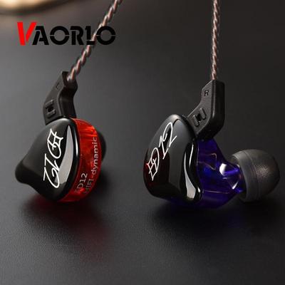 ED12 Stile personalizzato Auricolare Cavo staccabile In Ear Monitor audio Isolamento acustico HiFi Musica Sport Auricolari con microfono
