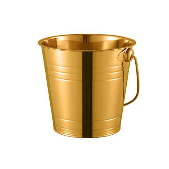 Yousheng Stainless Steel Ice Bucket, with Handle Portable Beverage Tub, Mirror Polished Durable Ice Tub, for Bars Parties KTV Beverage
