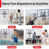 Wall-mounted Basketball Hoop, Backboard and Rim, 112cm X 72cm, Shatterproof Backboard, Indoor/outdoor