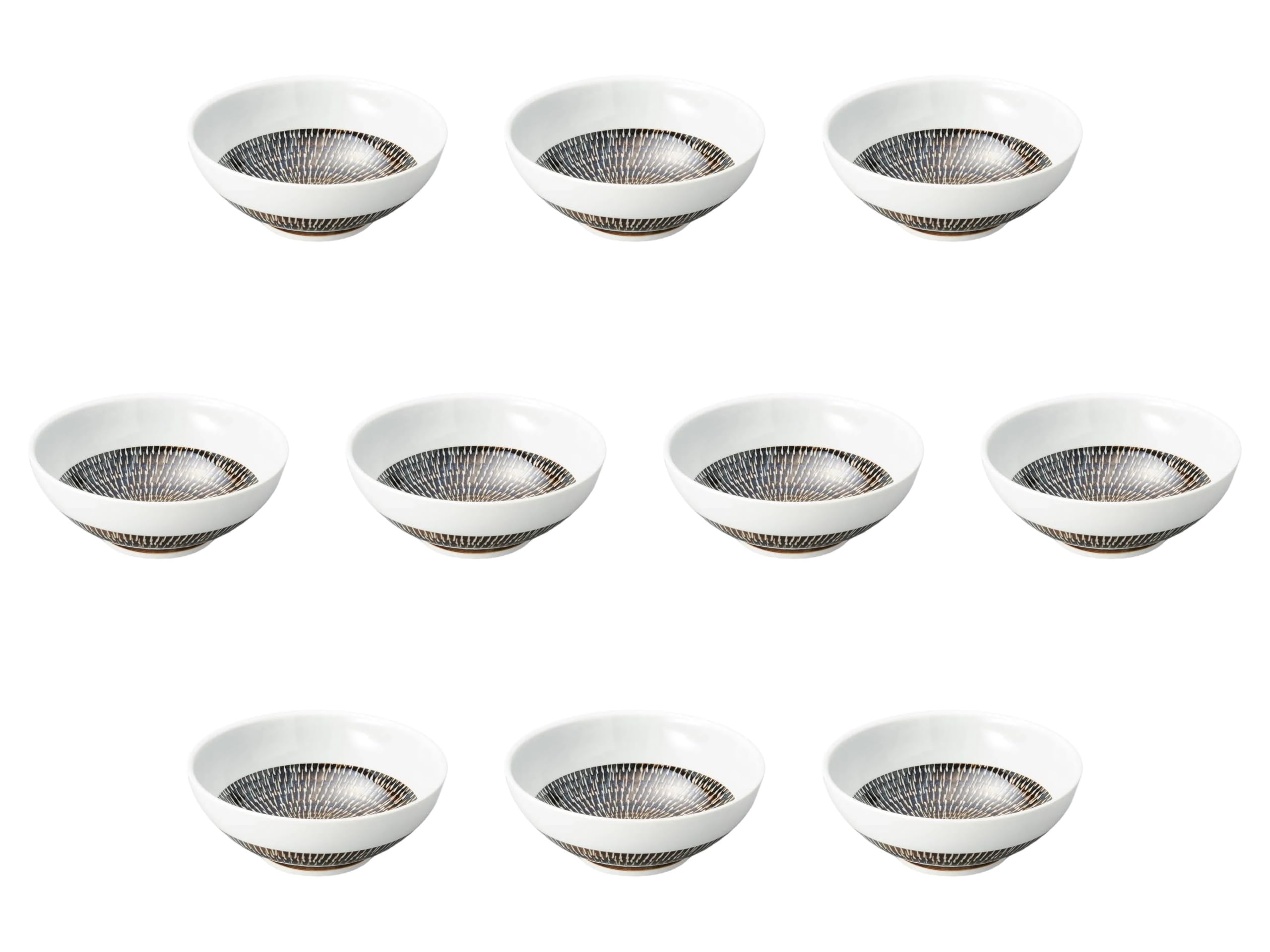

Set of 10 Plank Noodle Bowls x Noodle Plate Setomonohonpo Rust-resistant [21.4 8.2 cm]