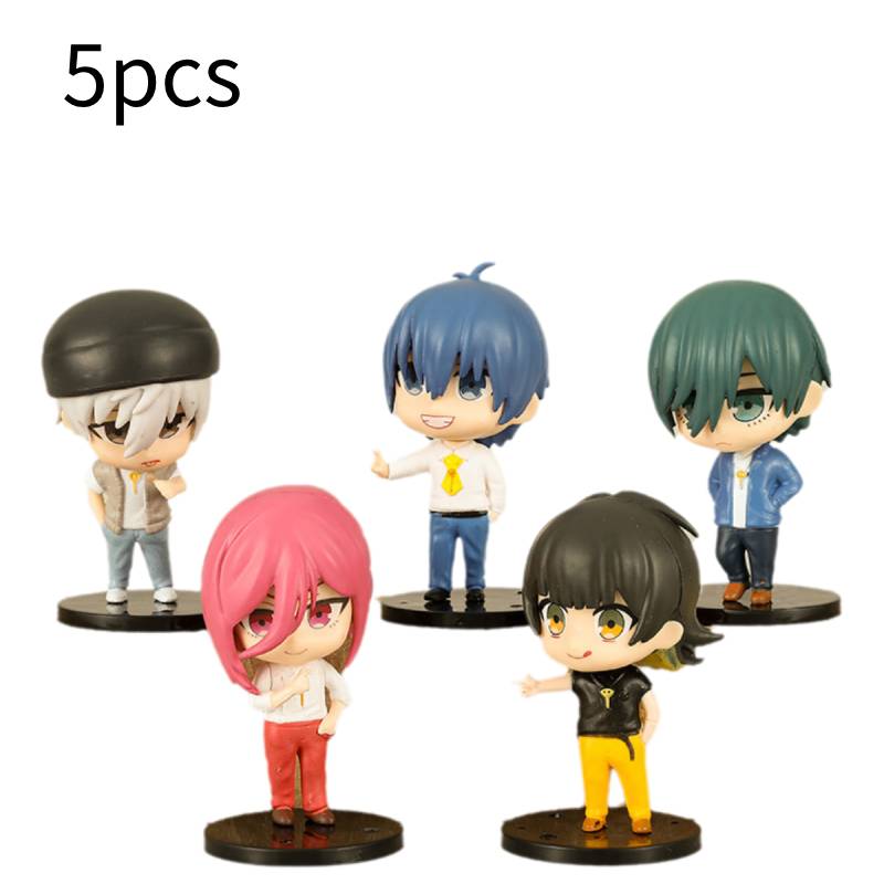 

Тема Аниме Blue Lock 5 шт. Игрушка-персонаж Детский подарок на день рождения ПВХ-материал