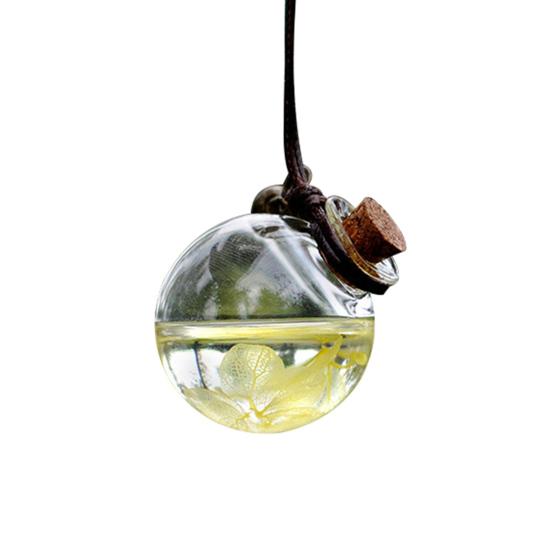 Auto Trockenblume Leere Parfüm Ätherisches Öl Flasche Lufterfrischer Hängender Schmuck