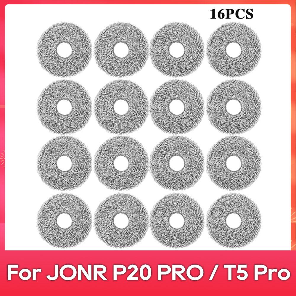 Passend für JONR P20 PRO / T5 Pro Roboter Staubsauger Zubehör Haupt-Seitenbürste Hepa-Filter Mopptuch Staubbeutel Ersatz