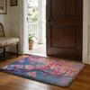 Japanese Cherry Blossom Floor Mat Soft Flannel Absorbent Mat Non-Slip Rug Home Bedroom Bathroom