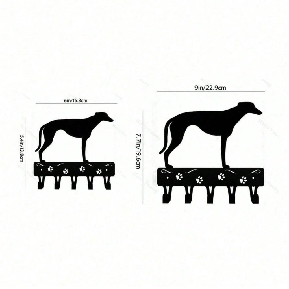 

3 Pack Dog Shaped Wall Hooks Matte Black Entryway Hallway Kitchen Organizer Home Decor Gift for Pet Lovers