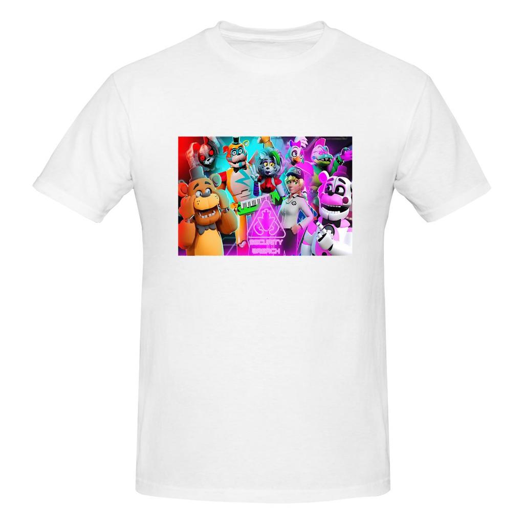 Funny FNAF 1 Unisexs Tshirt Printed Tops are loose and slim fit Womens Tshirts