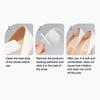 1/2/3/4 Pairs Transparent Shoes Heel Pads Anti-Slip Heel Liner Protectors Cushion Too Big Loose Shoes Heel Inserts Filler Blister Prevention Pain